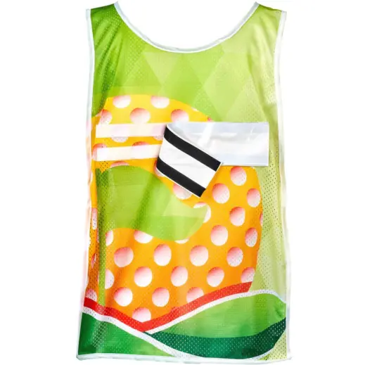 Hoppla Jackal Polyester Caddy Bib with PVC Name Sleeve Branded 3